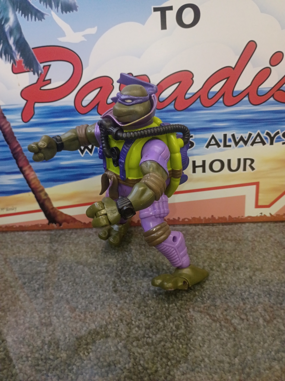 Tmnt Deep Diving Donatello ,Action Figure